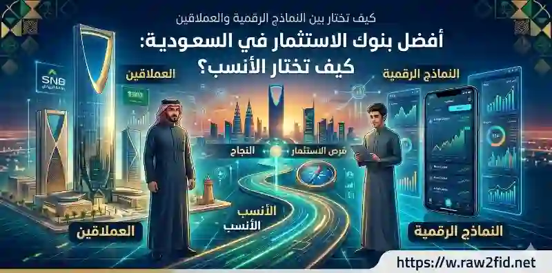 أفضل بنوك الاستثمار في السعودية: كيف تختار الأنسب بين العملاقين والنماذج الرقمية؟